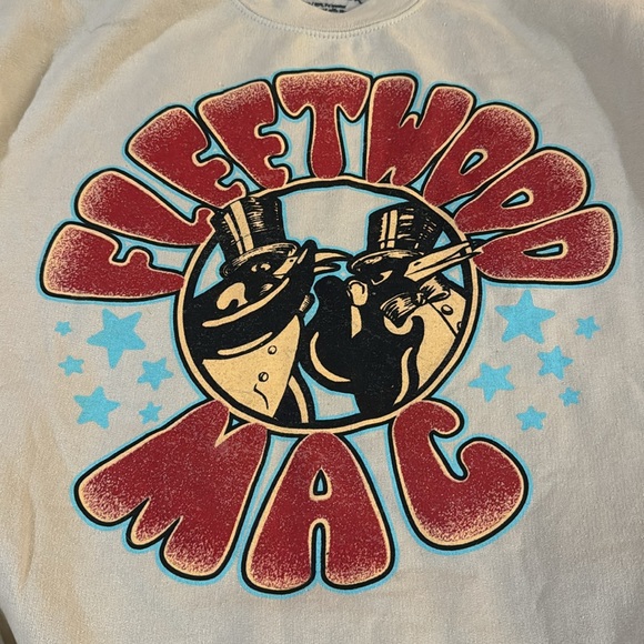 Fleetwood Mac Cotton Blend Graphic Sweatshirt - Sand - Picture 5 of 6